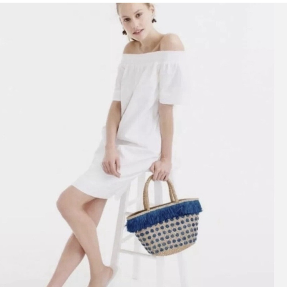 JCREW off the shoulder dress